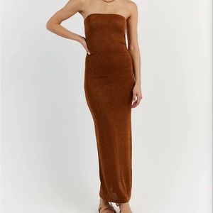 NEW DISSH Burnt Orange Dress